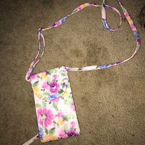 Pink Flowery wallet/purse